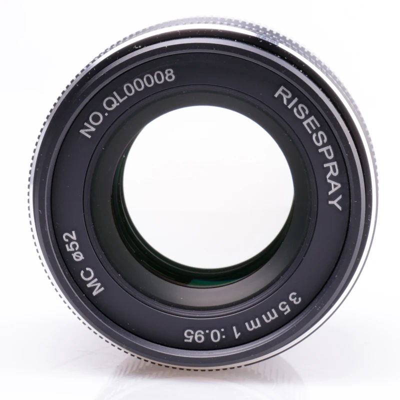 Увеличивающий объектив RISESPRAY 35 мм f0.95 Mark III для камеры Olympus PANASONIC m4/3 лидер продаж