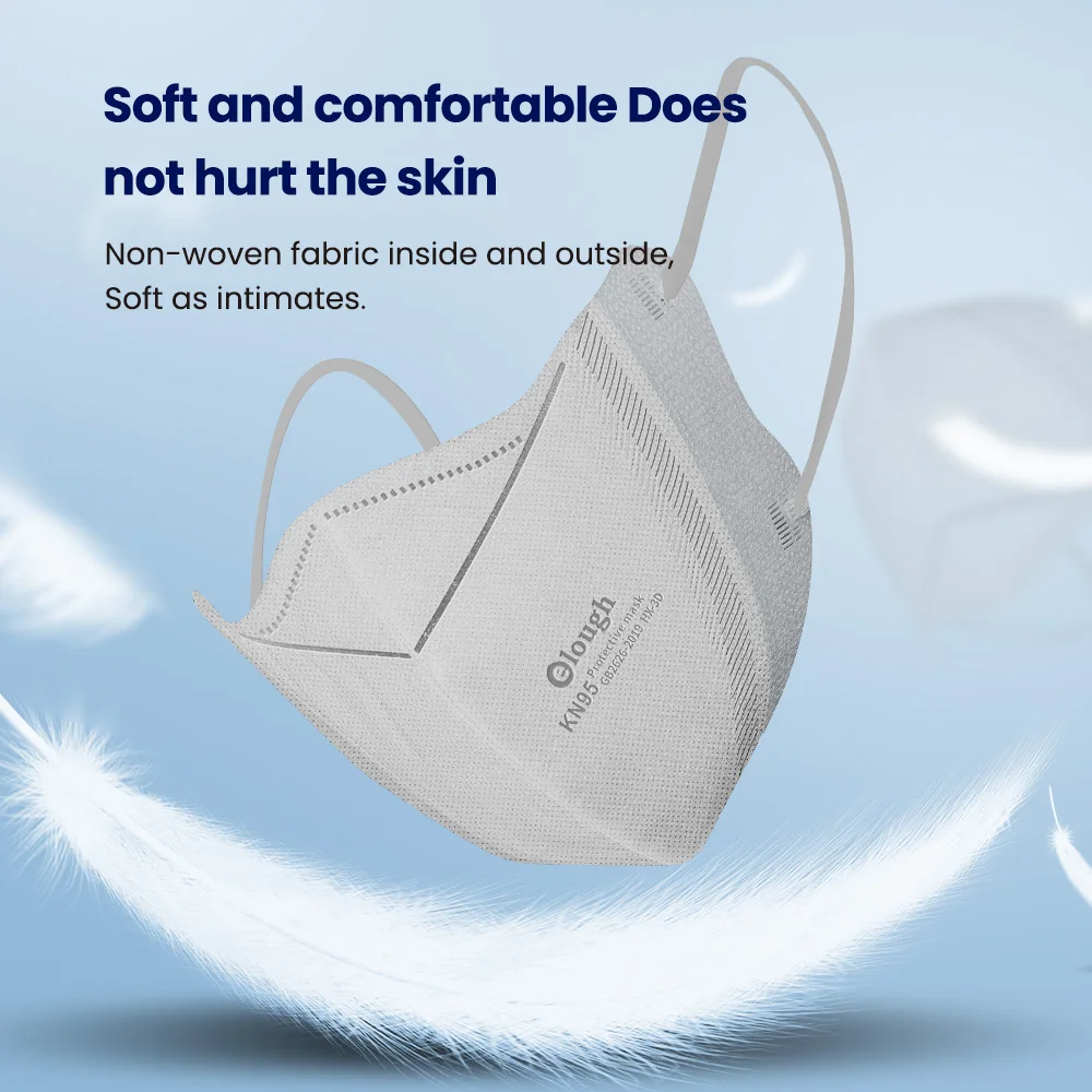 Маска для лица Elough 3D KN95 многоразовая ffpp2 | Безопасность и защита