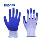 Mechanic перчатки GMG, синий, оранжевый, нейлон, спандекс, латекс, песочное покрытие, защитные рабочие перчатки, резиновые рабочие механические перчатки