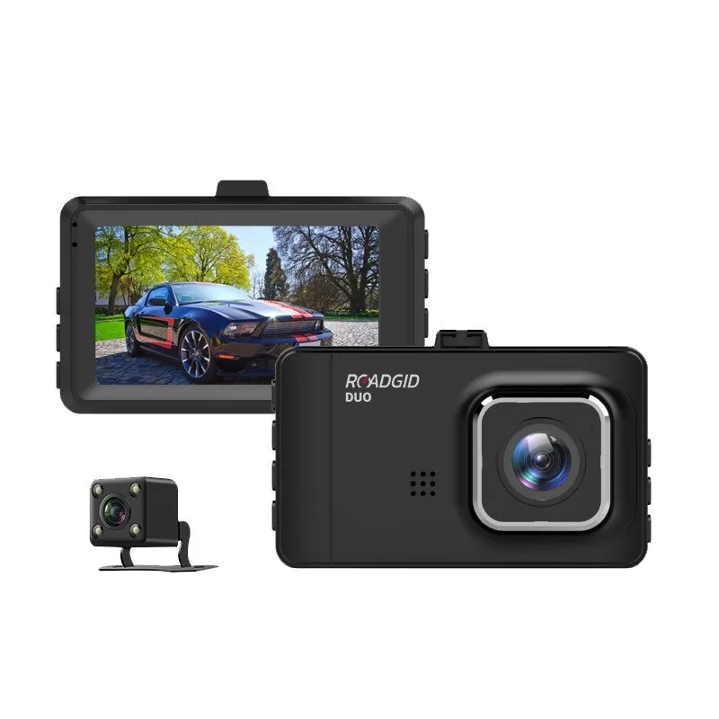 Roadgid Duo — Видеорегистратор с камерой заднего вида и ассистентом парковки |