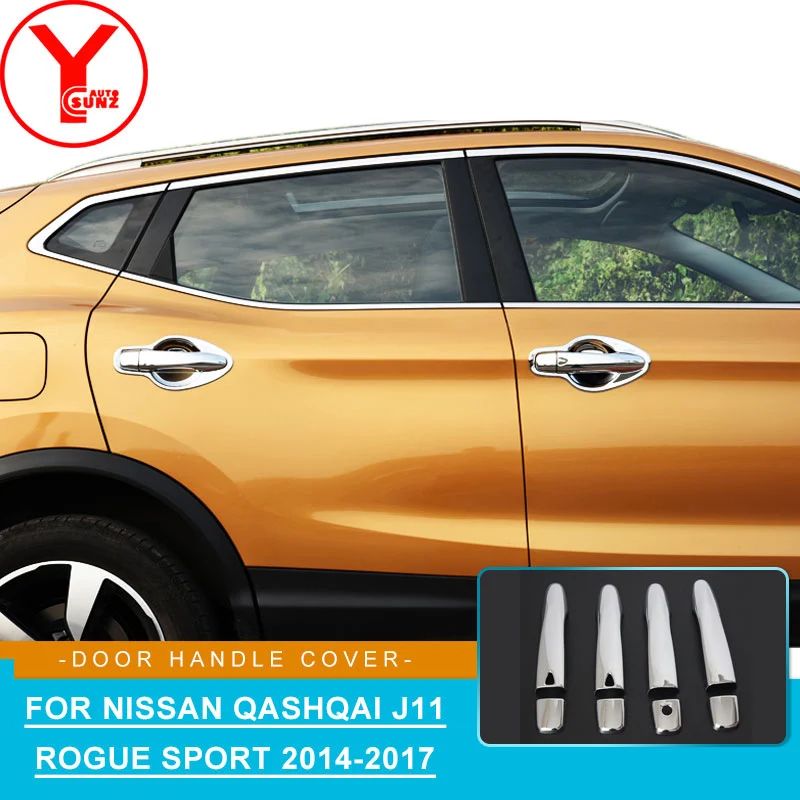 YCSUNZ хромированный ABS автомобильный чехол Аксессуары для nissan qashqai j11 rogue navara np300 2014