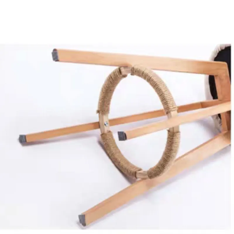 Скандинавская цельная древесина барный стул поворотный Ретро Творческих отдых