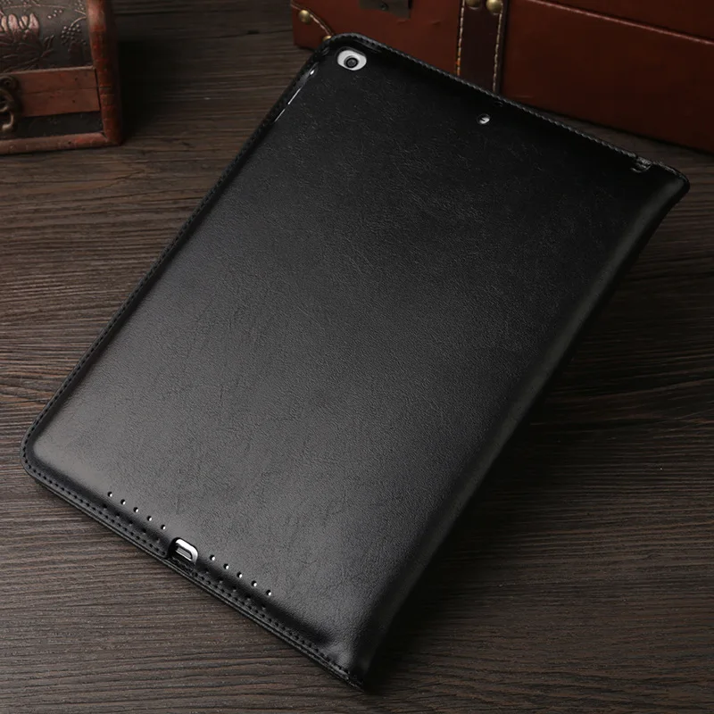 Black Ретро Couqe для iPad Pro 9,7 чехол из искусственной кожи слот для карт ручной ремешок Смарт Стенд A1673 A1674 A1675 противоударный для iPad Pro 9,7 чехол - Цвет: Black