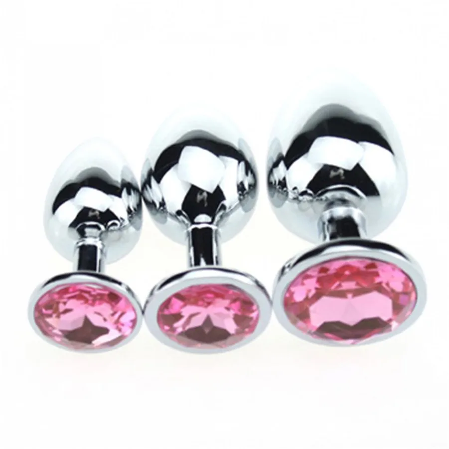 Женская вагинальная пробка S/M/L эротический массажер Анальная из нержавеющей