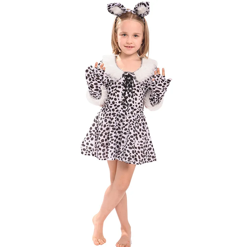 FT20321 Детские костюмы, дикарь, пещерный человек, Африканский, индийский, племенной, Хэллоуин, тигр, леопард, пират, маскарадный костюм для девочек - Цвет: FT20321