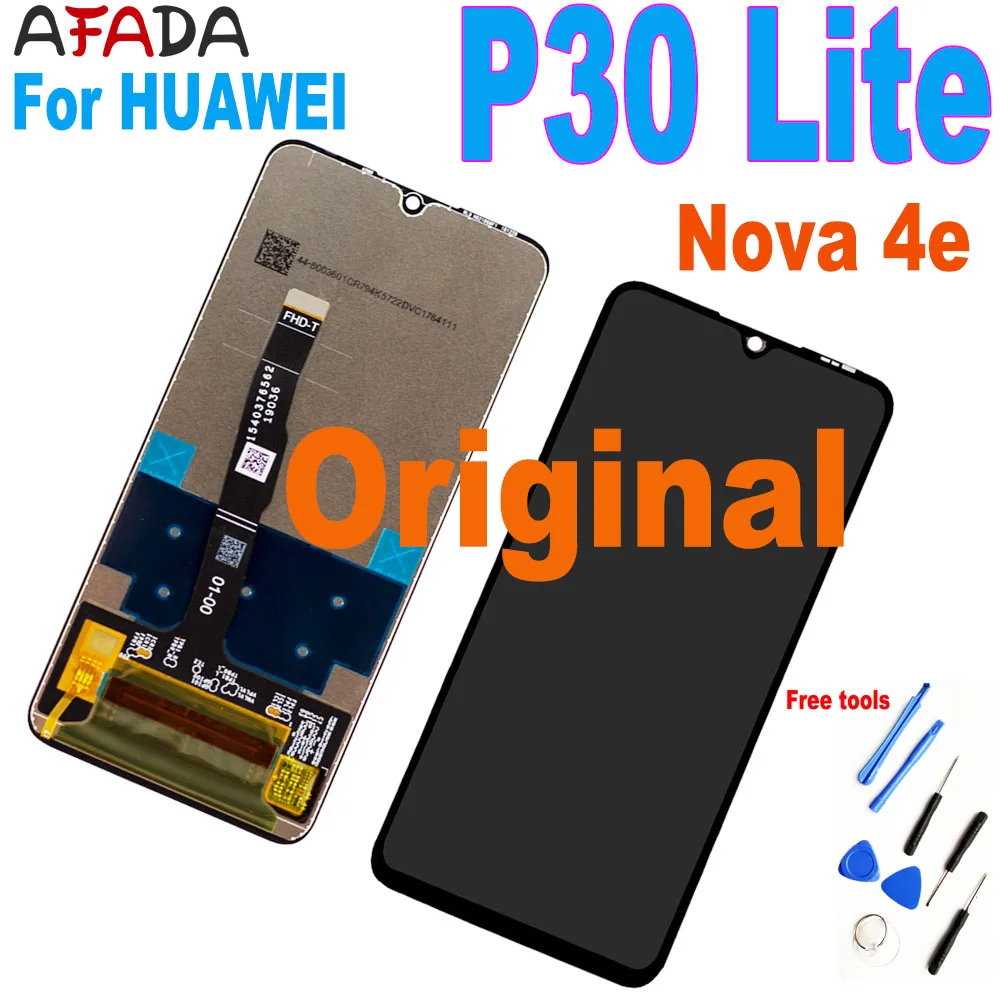 Оригинальный 6 15 ''для Huawei P30 Lite ЖК дисплей Nova/4e MAR LX1 LX2 AL01 Lx1B LX1A сенсорный экран в