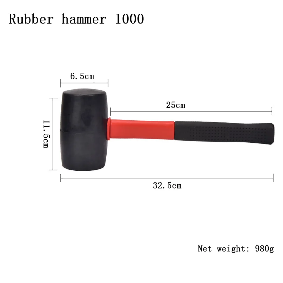 Rubber Hammer Professional Floor Ceramic Tile Installation Fiberglass Hand Leveling Tools | Инструменты
