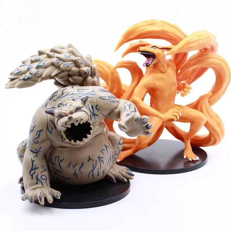 Экшн фигурки аниме Shuukaku Kyuubi Kitsune коллекционные японские из ПВХ модель кукла