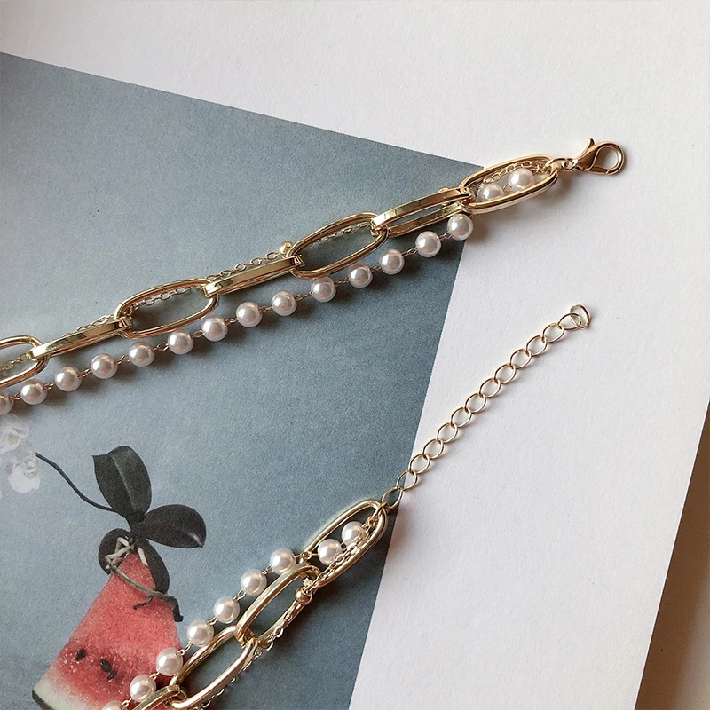 

BOAKO Initial Pearl Necklace For Women 2020 Fashion Jewelry Necklace Charms Chains For Jewelry Choker Bijoux Femme #11