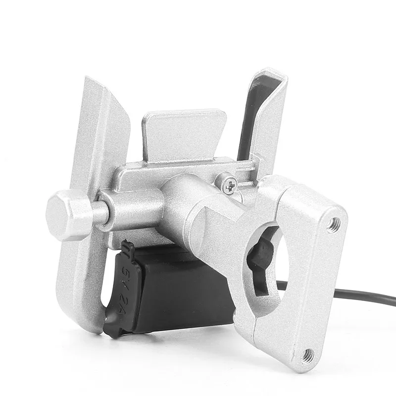 SMOYNG Aluminum Motorcycle Bike Phone Holder Stand Adjustable Moto Bicycle Handlebar Mirror 4-6.5inch Cellphone Support Mount
