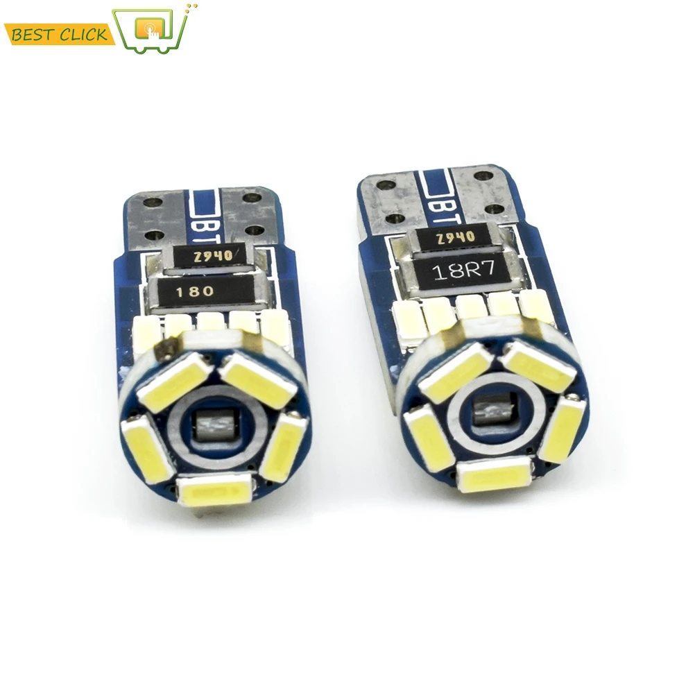 Автомобильные светодиодные лампы Xukey T10 без ошибок 501 168 194 W5W цвет белый |