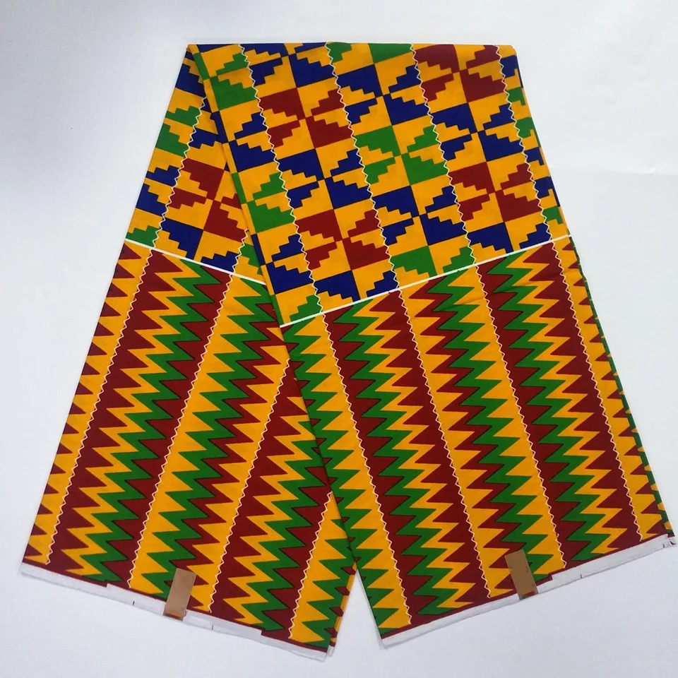 Африканский Традиционный и современный принт Кенте ткань для Kente платье/головной