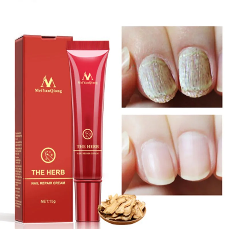 Восстанавливающий Крем для ногтей с натуральными травами крем против