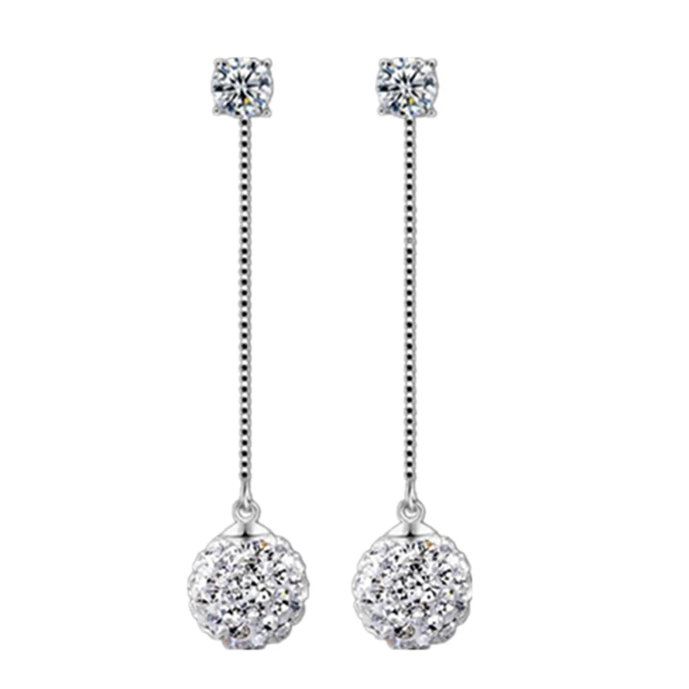 

7925 sterling silver New Jewelry Shambhala luxury zirconia female popular original brand of high-end vintage stud earrings