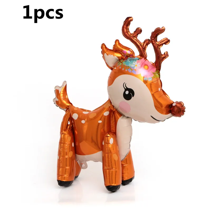 deer 1 шт. 100*97 см розовый лошадь маленький пони, единорог фольгированные гелиевые шары воздушные шарики, детские игрушки свадьба день рождения животных вечерние Декор - Цвет: deer