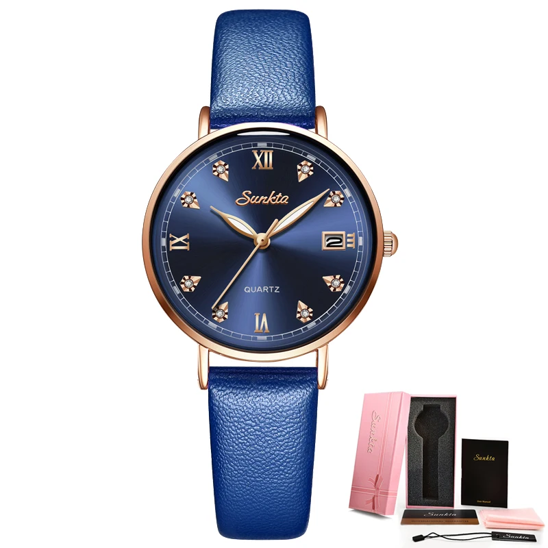 

SUNKTA zegarek damski relogio feminino Waterproof Watch For Women Luxury Casual Ladies Watches Womens reloj mujer montre femme