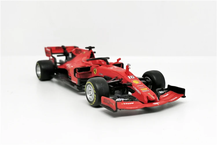 BBurago 1:43 F1 SF90#5 Sebastian Vettel#16 Charles Leclerc нормальная версия Formula one гоночный литой автомобиль