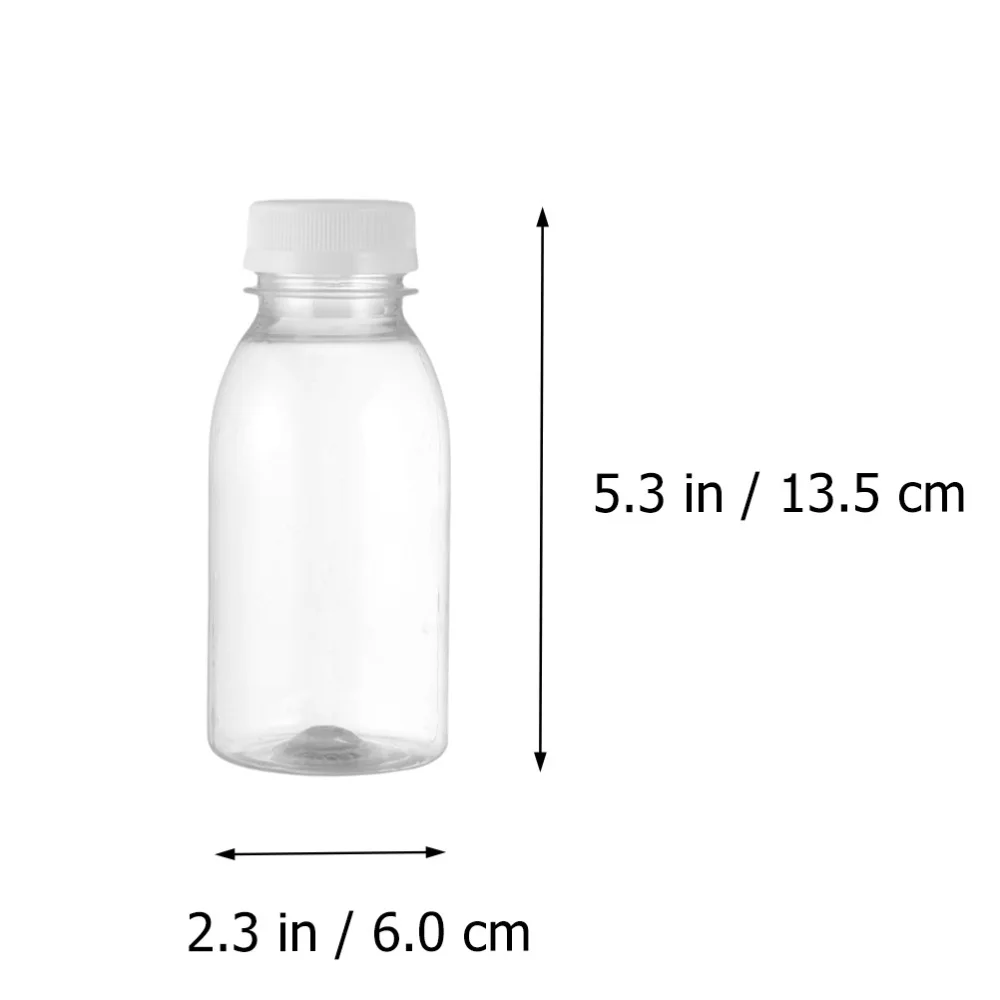 

12Pcs 250ML Transparent Storage Cans Beverage Containers