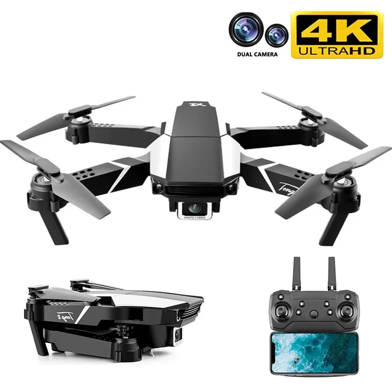 

Дрон с двойной камерой 4k HD, визуальное позиционирование, 1080P, Wi-Fi, Fpv