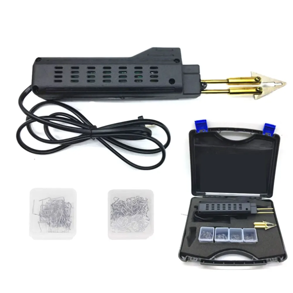 

220V Bumper Repair Kit Portable Plastic Welding Repair Machine UK Plug Fairing Welder Tool Repairing Machine Welder Gun Repair