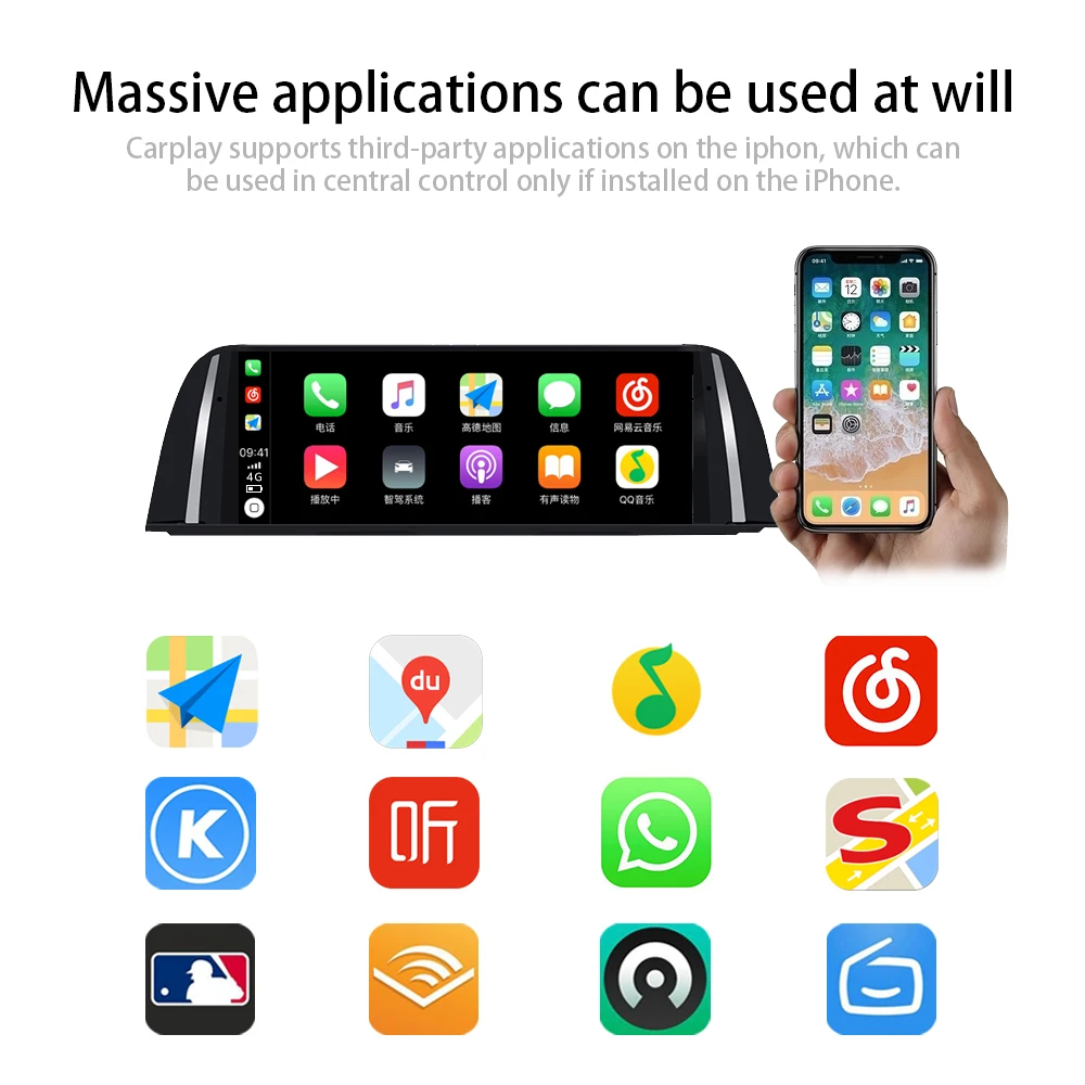 Carplay портативный навигационный плеер для apple iphone ios carplay система play Авто Цифровой