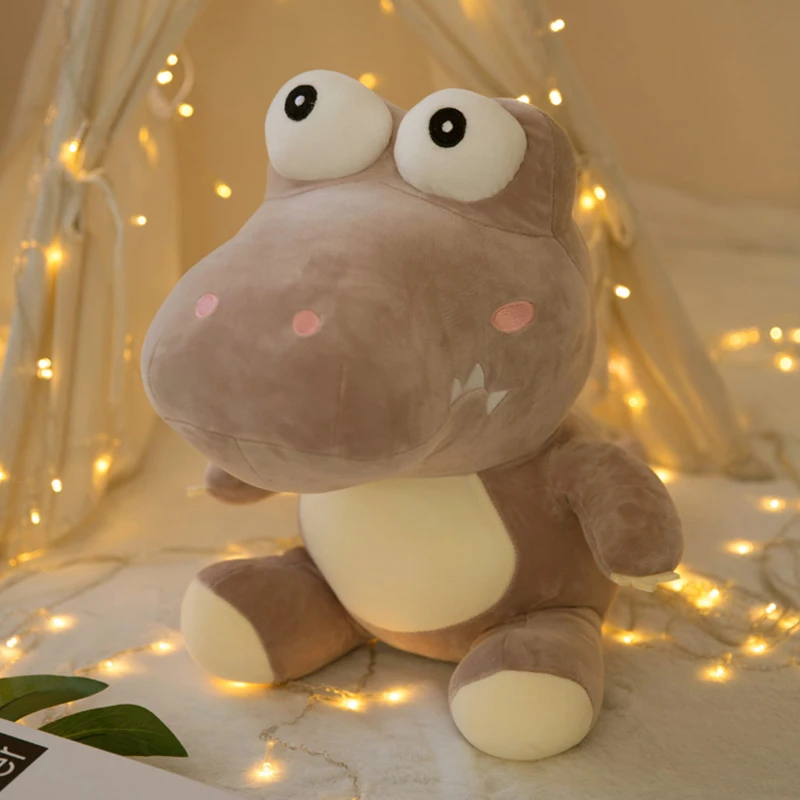 25 50 см новые милые большие глаза Подушка Крокодил плюшевые игрушки коврик диван