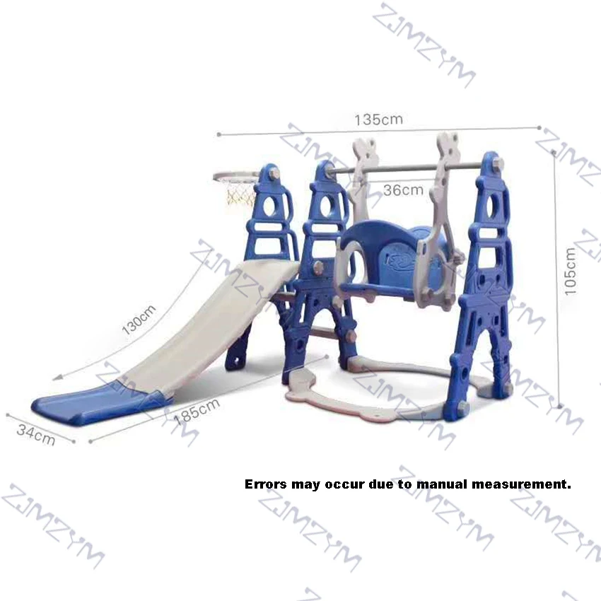 

001 Playground Kindergarten Multifunctional Toy Small Baby Slide Indoor Environmental PE Children's Slide Swing Combination