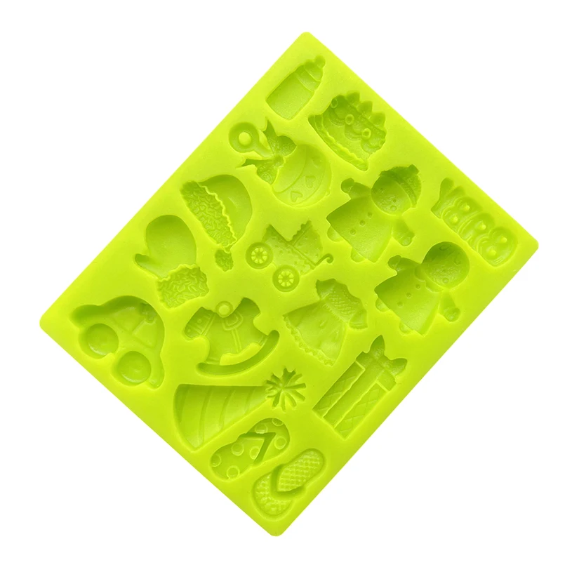 

BABY Silicone Mold Sugarcraft Cupcake Baking Mold Resin Tools Fondant Cake Decorating Tools