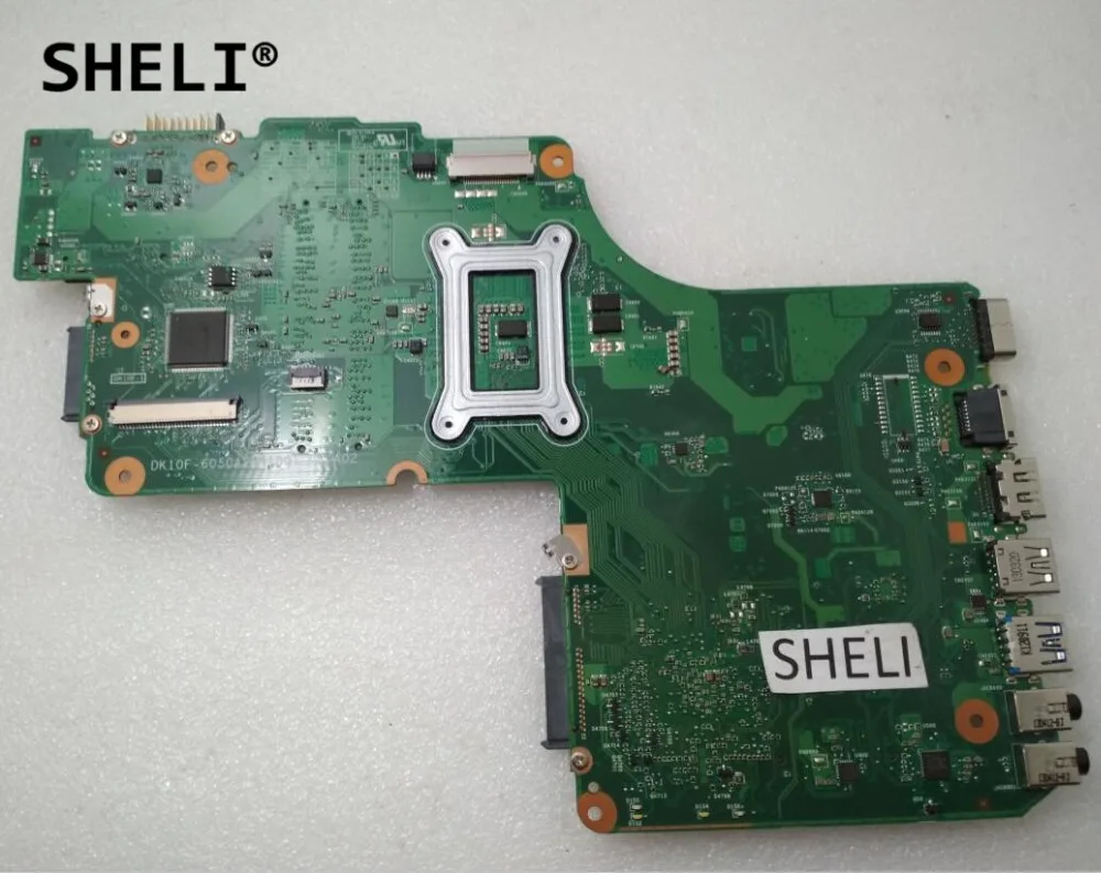 SHELI для ноутбука Toshiba L855 C850 C855 материнская плата 6050A2541801-MB-A02 V000275560 | Компьютеры и