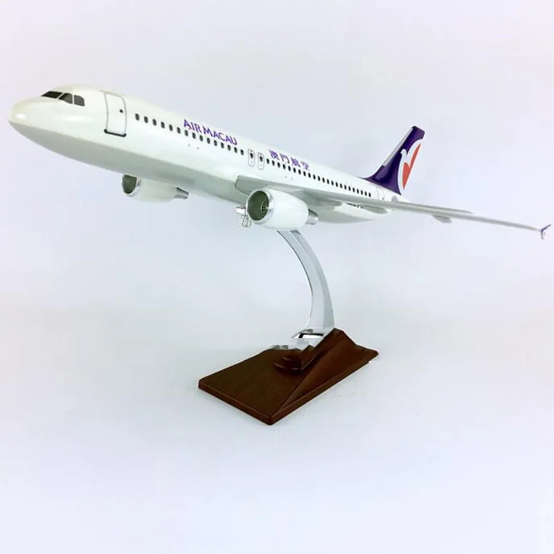 36 см сплав самолет 1/100 Airbus A320-200 Air Macau aircraft самолет W база коллекционный пластиковый самолет дисплей Модель коллекции