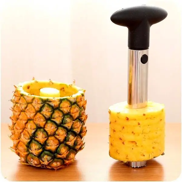 

Kitchen Tools Corer Slicer Peeler Home Kits Stainless Steel Fruit Pineapple Pineapple Latest