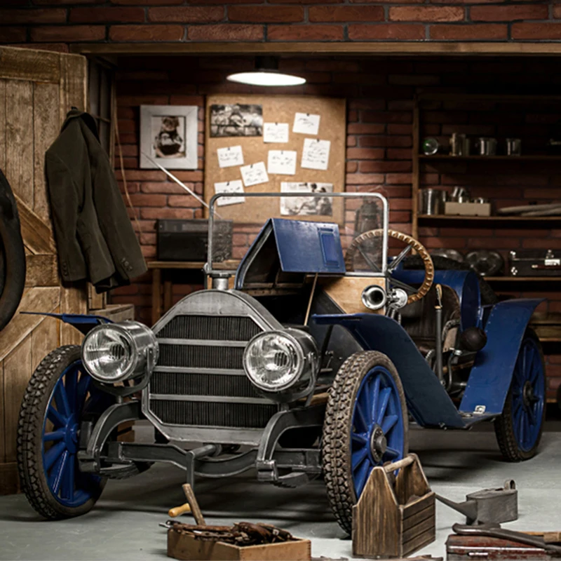 Пользовательские фото обои 3D автомобиль Ретро Ностальгический стиль ресторан