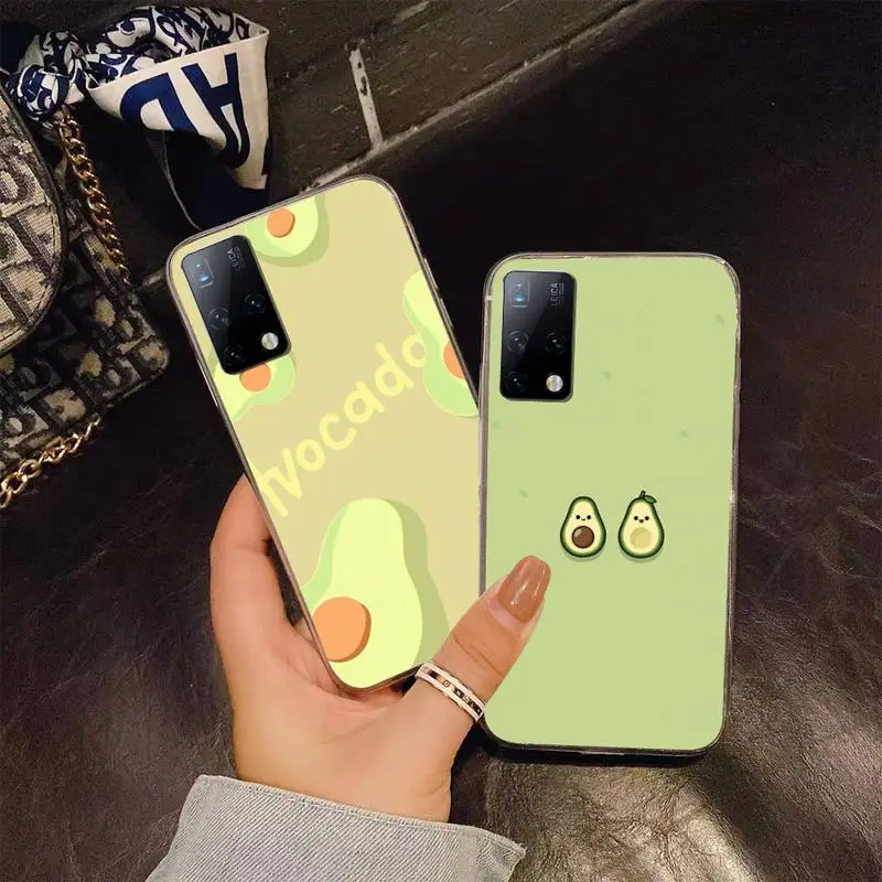 

Luxury Fruit Avocado Phone Case For Samsung S4 S5 S6 S7 Edge S8 S9 S10 Plus S20 Lite Fe Note20 Ultra A71 A21S Cover Fundas Coque