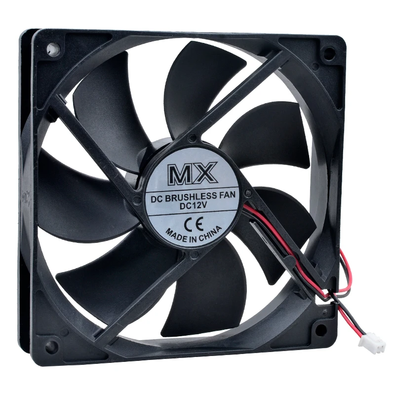 Brand new 12cm 120mm fan 120x120x25mm 12025 DC12V 0.10A 1600 RPM cooling fan for chassis power supply