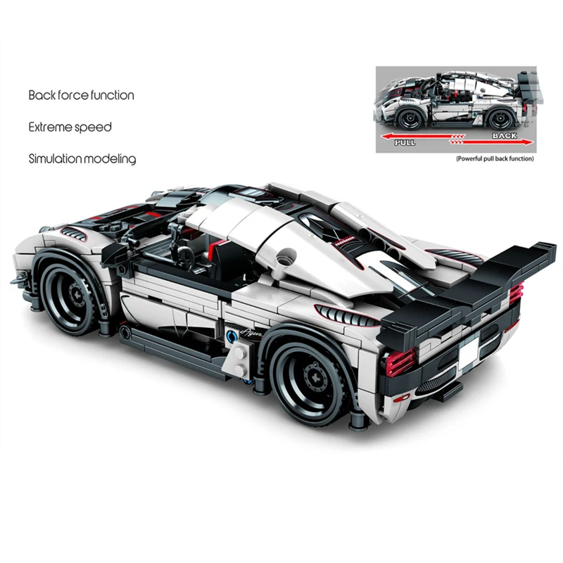 Новый высокотехнологичный автомобиль скоростной Чемпион суперкар модель