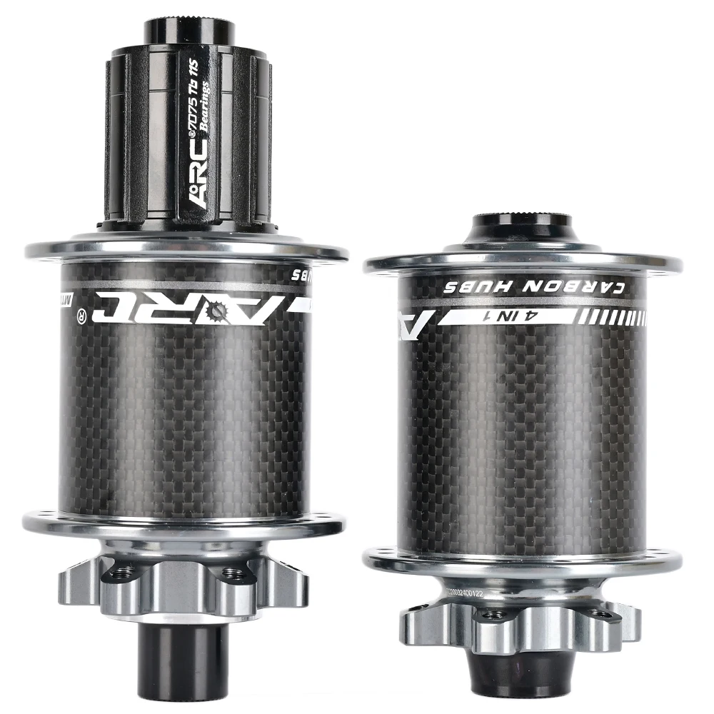 

NEW Carbon Fiber MTB hub Mountain bike hubs 4 bearing 6 Pawls 114 Click 8 9 10 11 12speed bicycle hub 135*10MM 142*12MM 32 Holes