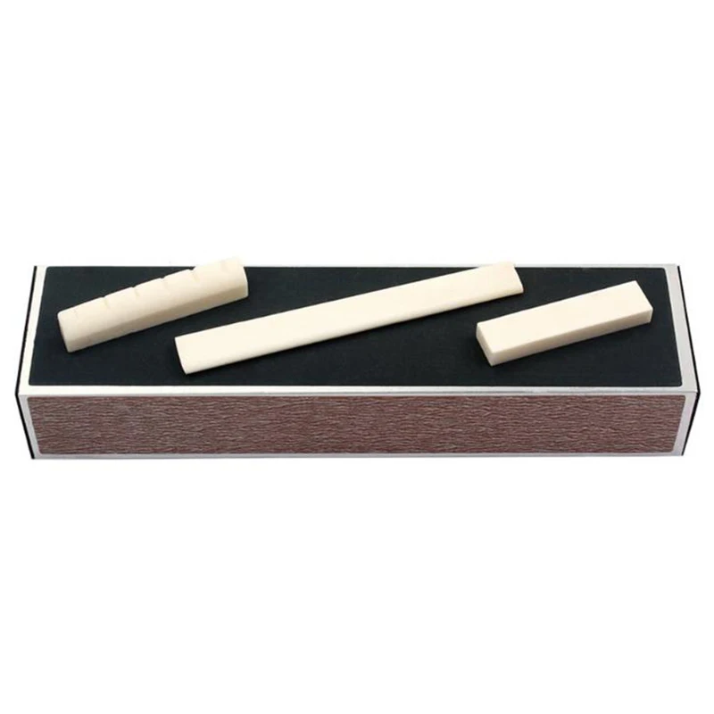 Guitar Fret Sanding Leveler Beam Leveling Bar Bass Luthier Tool with File Stainless Fretboard Guard Protector |