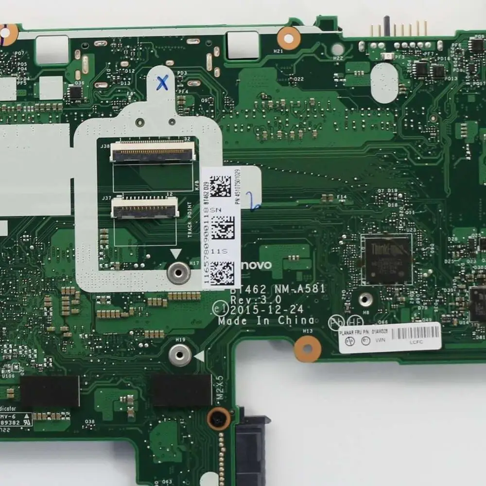 for lenovo thinkpad t460 laptop mainboard nm a581motherboard with i7 6500u gt940mx test ok free global shipping