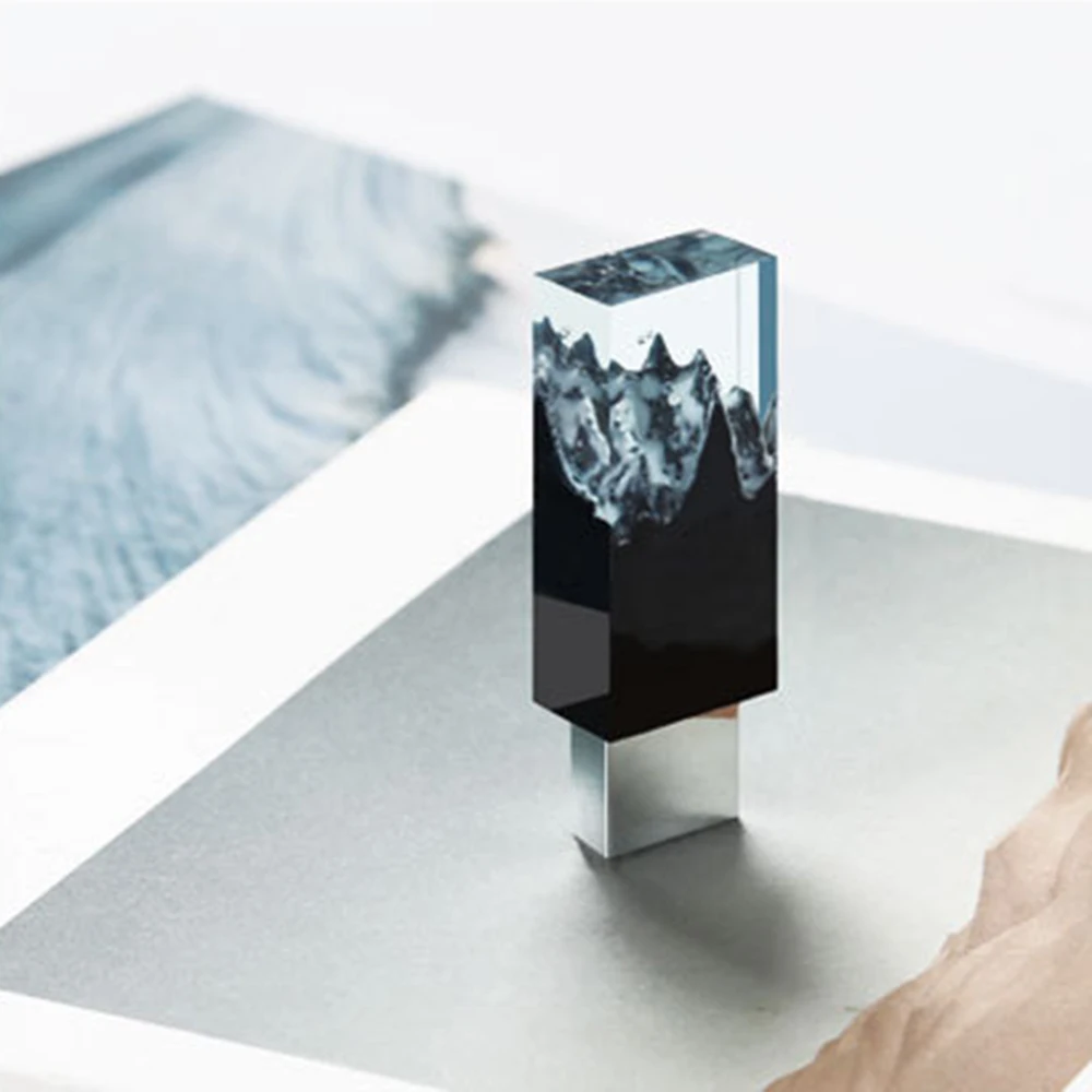 USB флэш-накопитель клей форма горный морской микро-пейзаж DIY материал силиконовый