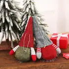Рождественская безликая новогодняя елка для пожилых людей, подвесные украшения, кукла, подарок для ребенка, домашнее рождественское украшение