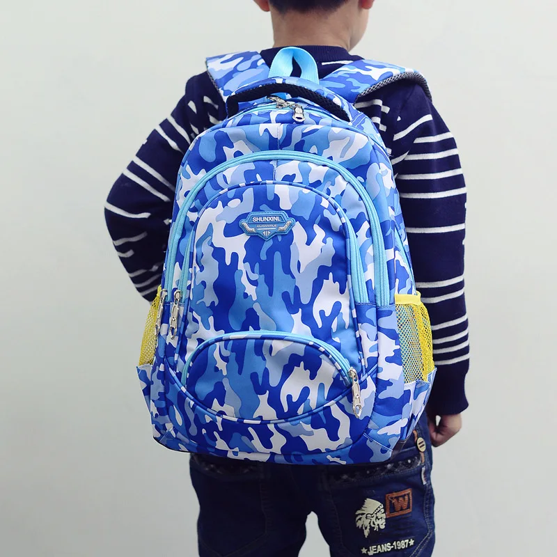 Fashion School Bags For Kids Camouflage Orthopedic backpack Children School Backpacks Schoolbags For Girls And Boys Book Bag