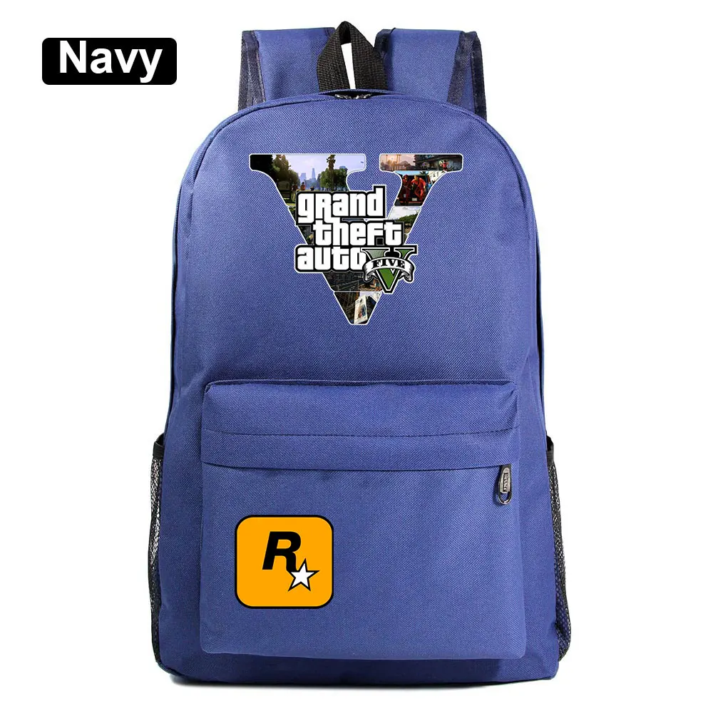 Подарочные игры с героями мультфильмов, GTA5, клетчатая школьная сумка ярких цветов для мальчиков и девочек, женский рюкзак, школьные сумки для подростков, холщовые мужские школьные рюкзаки