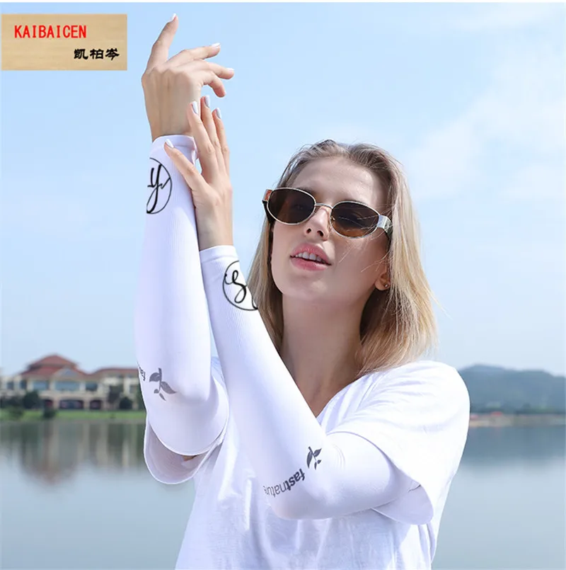 20 шт./лот модный самодельный сублимационный чистый солнцезащитный рукав для