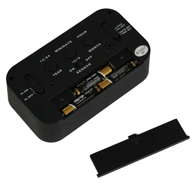 Alarm Clocks Digital Snooze LED Clock Backlight Time Calendar Thermometer Temperature | Дом и сад