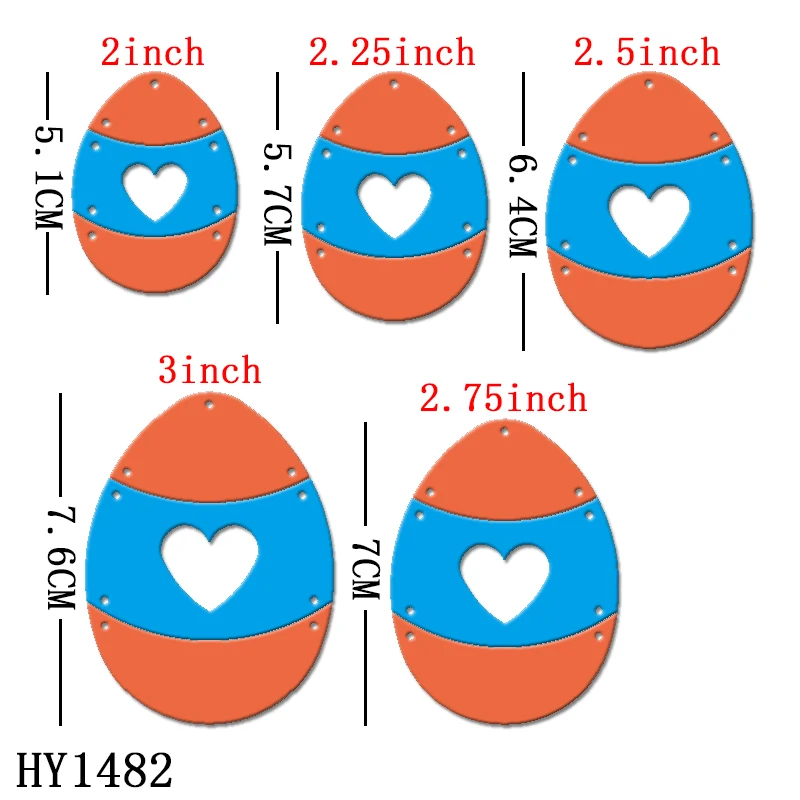 

Easter Eggs Earrings Cutting Dies HY1482 Wooden Dies Suitable for Common Die Cutting Machines on the Market