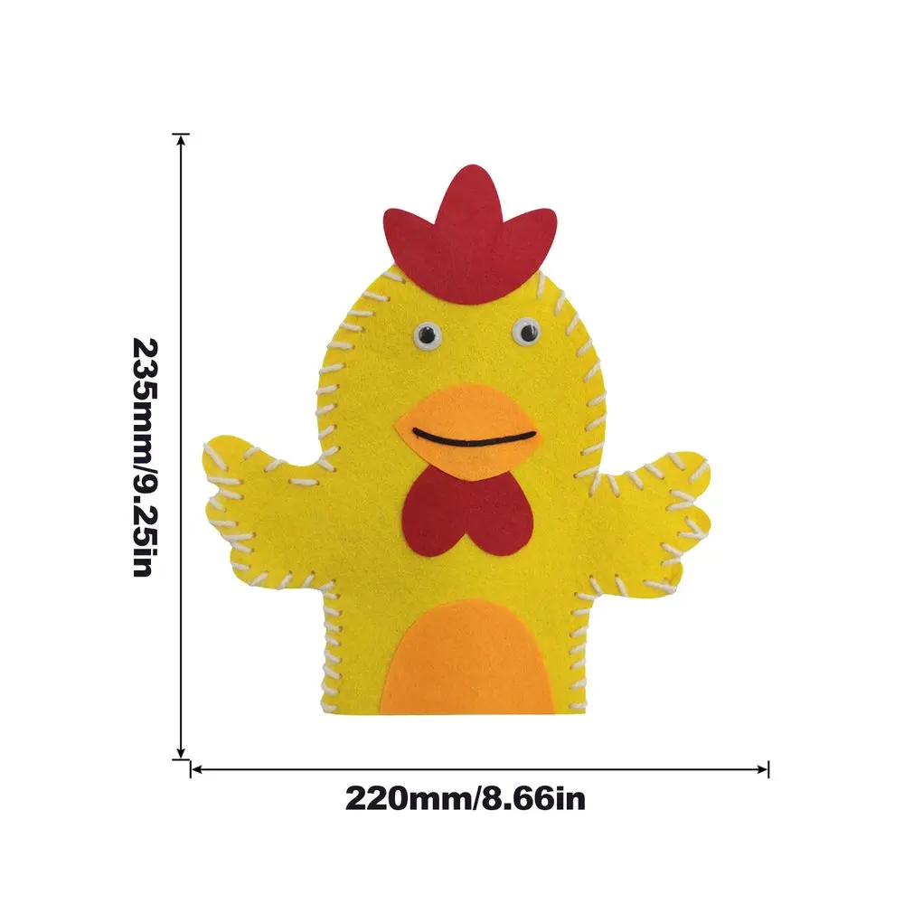 

Non-Woven Fabric Diy Hand Puppet Parent-Child Game Toys Educational Toys Animals Crafts Kindergarten Handmade Materials