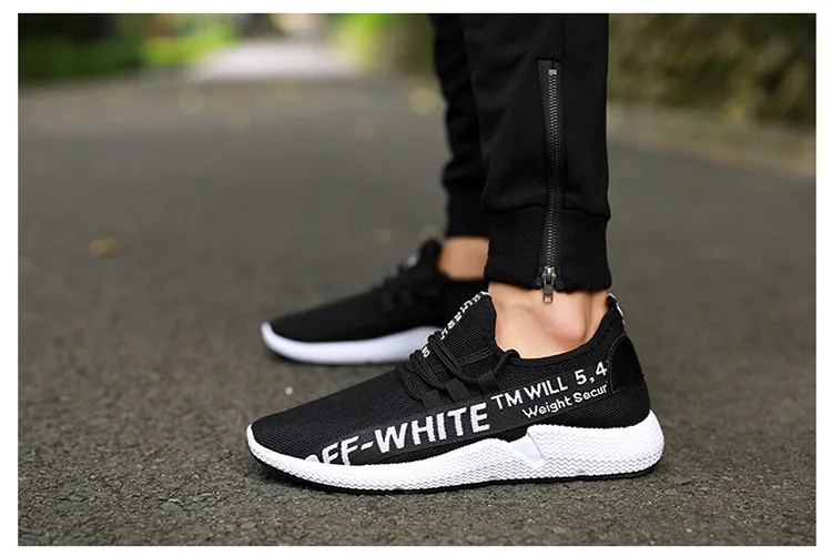 Autumn New Style Men Shoes Fashion Casual Mesh Shoes Stylish Rubber Shoes Sneakers Low Top Breathable Korean-style Running