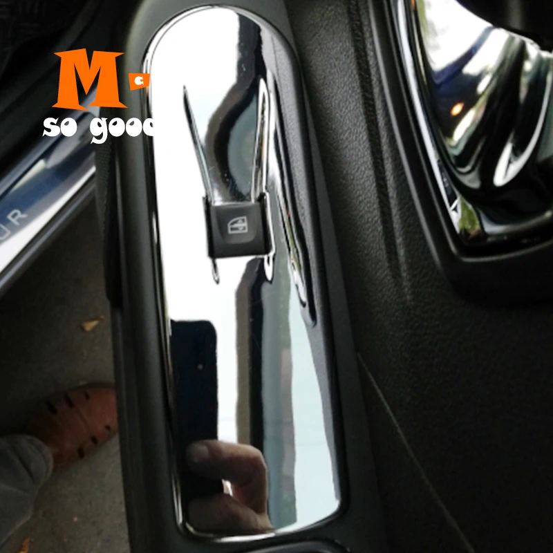 ABS хром для Renault Captur 2013 2014 2015 2016 аксессуары стайлинга автомобиля двери окна стекло