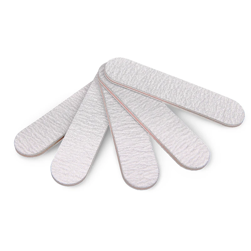 Пилка для ногтей Радужная серая 5 шт.|Пилки и буферы| |