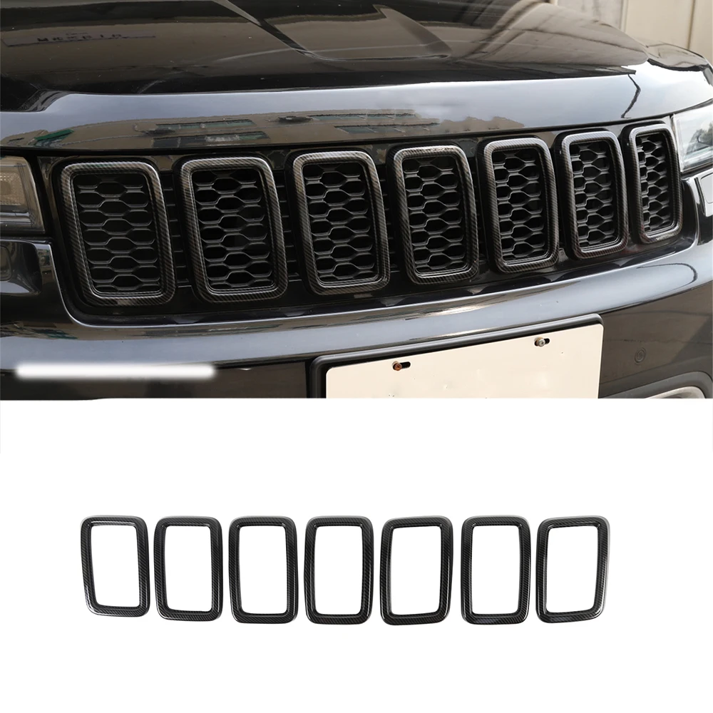 Передняя решетка радиатора автомобиля для Jeep Grand Cherokee 2017 2018 2019 2020 2021 декоративные